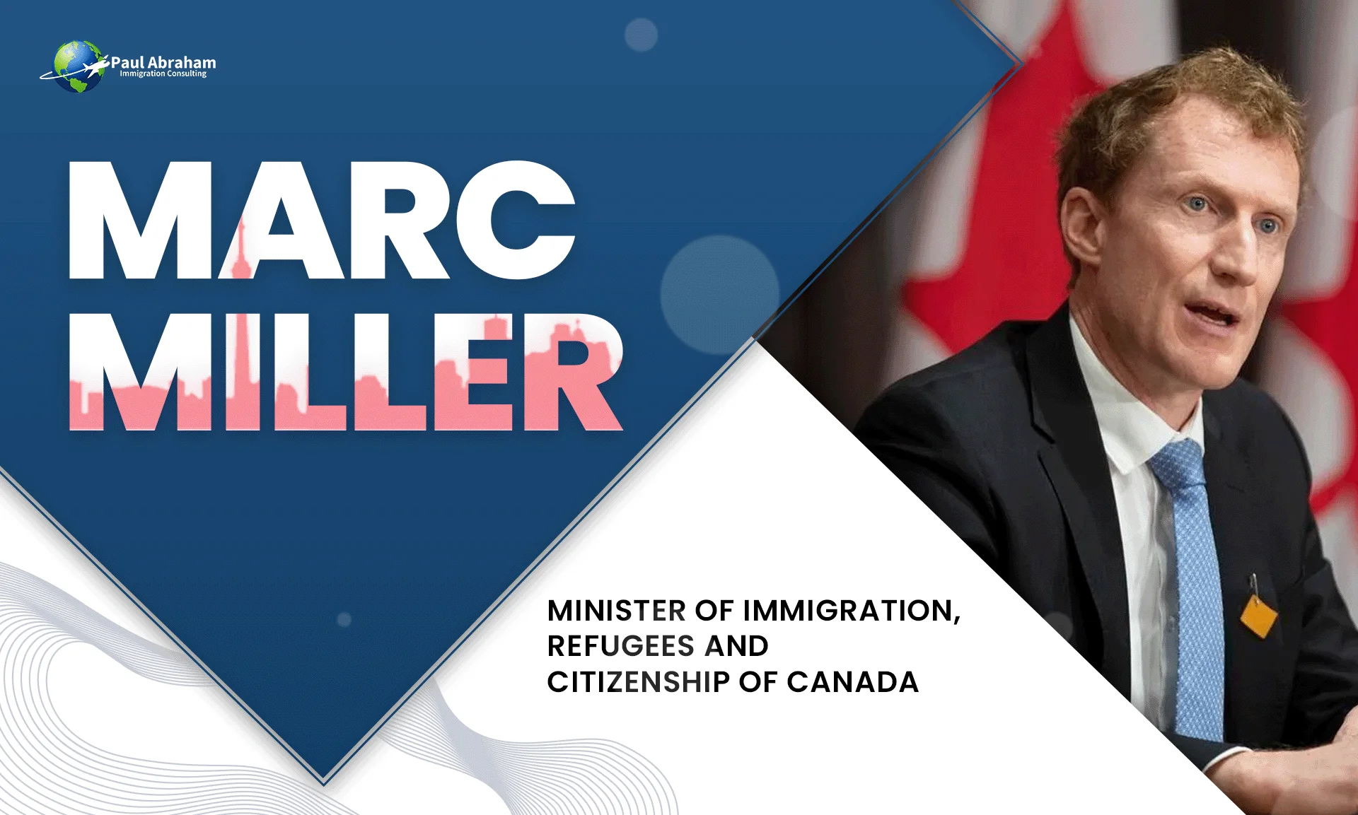 New immigration minister of Canada Marc Miller 